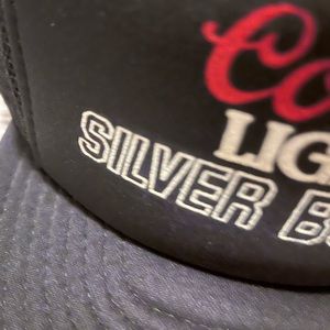Coors Light Silver Bullet Trucker Hat- Vintage